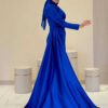 7036 Evening Dress Saxe - Image 3