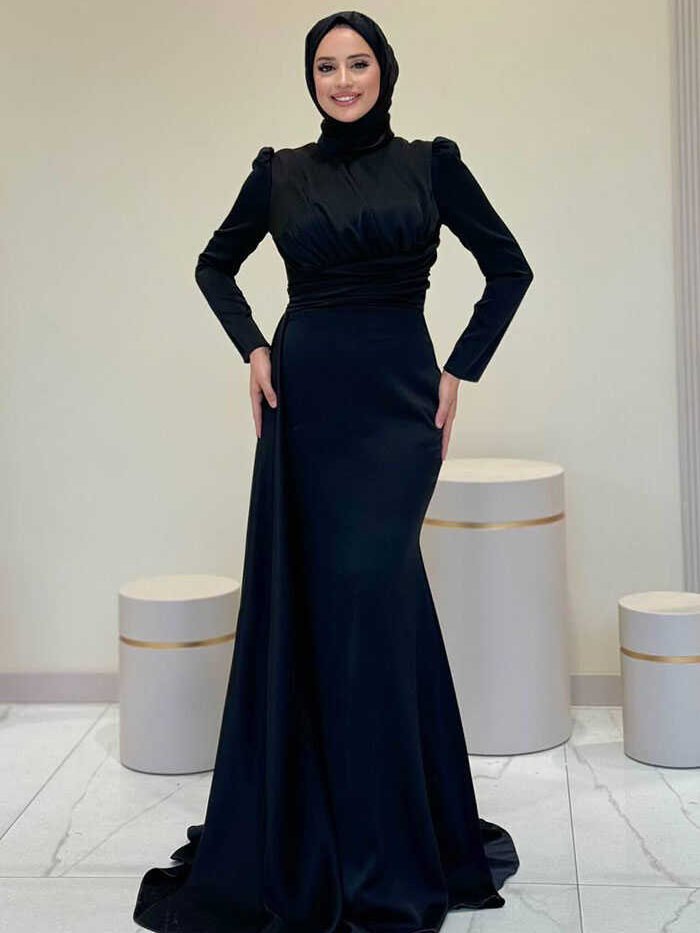 7036 Evening Dress Black