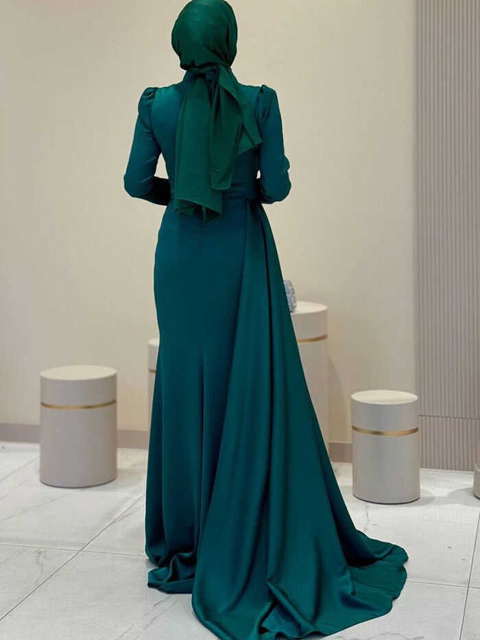Alternative view of 7036 Evening Dress Emerald