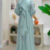 Turkish Dresses for Weddings | Balloon Sleeve Pleated| 7013 - Image 2