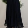 Eiffel Pleated Skirt Navy Blue - Image 3