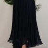 Eiffel Pleated Skirt Navy Blue - Image 4