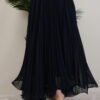 Eiffel Pleated Skirt Navy Blue - Image 5