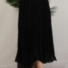 Eiffel Pleated Skirt Black - Image 4