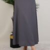 Belted Mevlana Skirt Gray - Image 4
