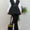 Belted Vest Bitter Brown - Image 8