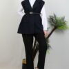 Belted Vest Bitter Brown - Image 9