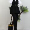 Belted Vest Bitter Brown - Image 6