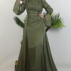 Tight Dress Red|Modest Yoryo Fabric Maxi - Image 15