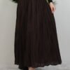Krash Voile Skirt Bitter Brown - Image 3