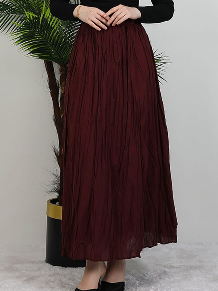 Alternative view of Kraş Voile Skirt Burgundy