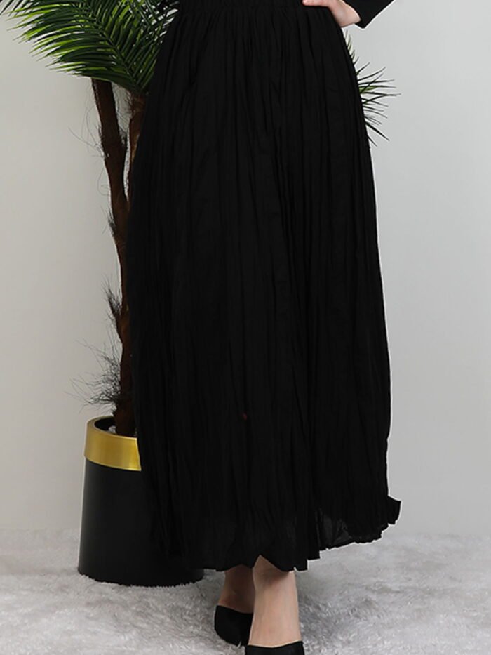 Kras Voile Skirt Black