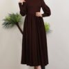 Tight Dress Bodycon|Crepe Maxi with Back Zipper - Image 6