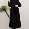 Tight Dress Bodycon|Crepe Maxi with Back Zipper - Image 8