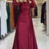 🌟 Turkish Wedding Dress Online – Sequined Satin Evening Gown - Image 13