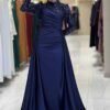 🌟 Turkish Wedding Dress Online – Sequined Satin Evening Gown - Image 16