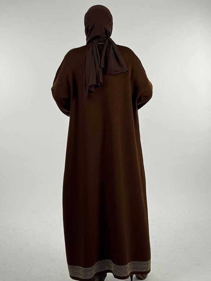 Alternative view of Dressy Abaya |Two-Piece Knitwear Set|18311