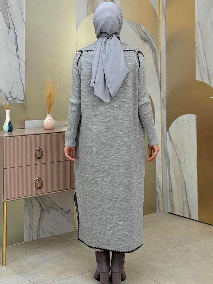 Alternative view of ⚡Ignite Your Style: Winter Coat Women Sale|Exclusive Knit Vest with Net Sleeves|18205