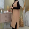 ⚡ luxy Winter Coat Women Long|Luxury Knit Vest with Net Sleeves| 18205 - Image 3