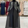 Stone Detailed Dress Abaya Suit 3943 Mint - Image 7