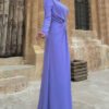 Islamic Wedding Dresses|Dress with Stone and Feather Accents|7021 12 Islamic Wedding Dresses|Dress with Stone and Feather Accents|7021 - Image 3