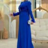 Female Islamic Dress | Elegant Evening Dress| 7021 - Image 3