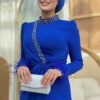 Female Islamic Dress | Elegant Evening Dress| 7021 - Image 4