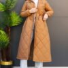 Mine Quilted Coat Cream - Image 9