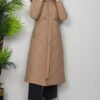 Mine Quilted Coat Cream - Image 11