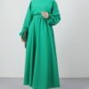 Efful Hijab Dress Milk Coffee - Image 4