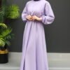 Efful Hijab Dress Milk Coffee - Image 5