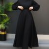 Efful Hijab Dress Milk Coffee - Image 6