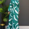Brush Pattern Dress Dark Lilac - Image 9