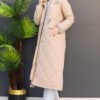 Mine Quilted Coat Cream - Image 2