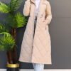 Mine Quilted Coat Cream - Image 3
