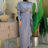 Muslim Dresses|Tassel Belt & Princess Shoulders|3763 - Image 7