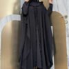 Eid Dress|Abaya Dress Set with Ruffle Detail|3778 - Image 10