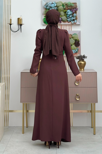 Alternative view of Fashion|Evening Dress with Stone|3909