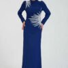 Fashion|Evening Dress with Stone|3909 - Image 10