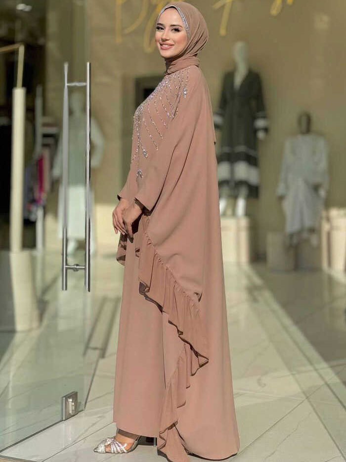 Alternative view of 🌙 Abayas for Ramadan|Ruffled Dress|3936