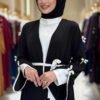 Abaya Dress for Eid|Two-Piece Set|3955 - Image 4