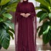 Luxury Turkish Abaya|Chiffon|3973 - Image 5