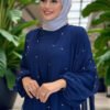 Luxury Turkish Abaya|Chiffon|3973 - Image 4