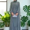 Luxury Turkish Abaya|Chiffon|3973 - Image 7