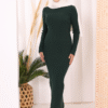 Turtleneck Corduroy|Knit Dress 4100 33 Turtleneck Corduroy|Knit Dress 4100 - Image 17