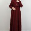 Alçin Tweed Dress Navy Blue - Image 6