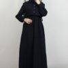 Alçin Tweed Dress Navy Blue - Image 3
