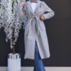 Anna Cashmere Coat Bitter Coffee - Image 6