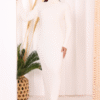 Turtleneck Corduroy|Knit Dress 4100 - Image 7