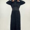 ✨ Abayas Affordable|Glittery Knitwear Dress with Elastic Waist|18322 - Image 6